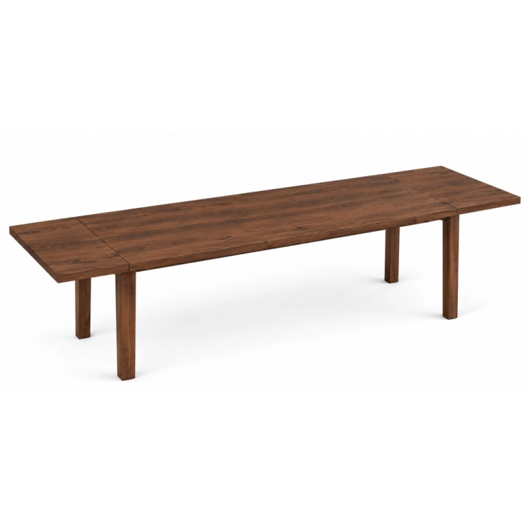 Stół dębowy LEONA rozłożony 290 × 100 cm lity dąb – nowe-meble.pl