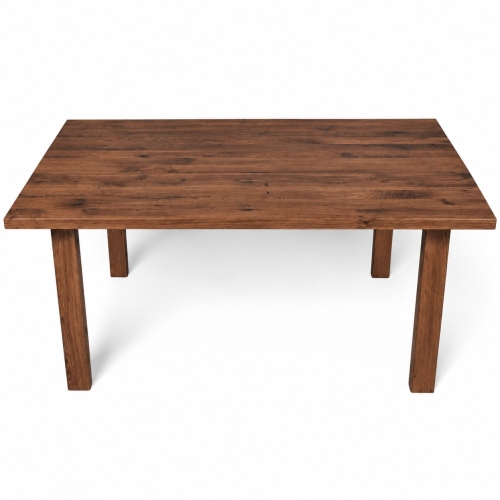 Stół dębowy LEONA 210 × 100 cm lity dąb orzech – nowe-meble.pl