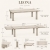 Stół dębowy LEONA wymiary 210–290 × 100 cm wysokość 77 cm – nowe-meble.pl