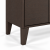 Komoda AGAVA wenge lite drewno sosnowe detal nogi nowe-meble.pl