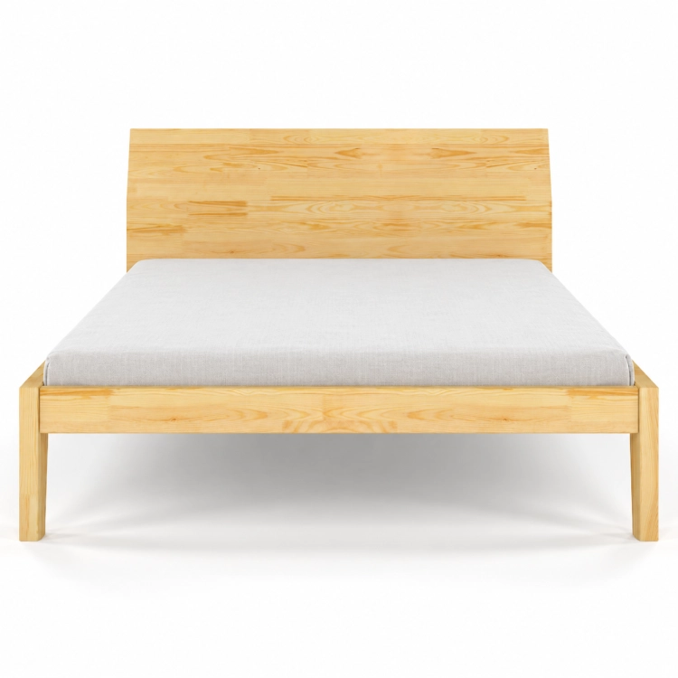 Łóżko AGAVA z litego drewna sosnowego 160x200 cm widok frontalny nowe-meble.pl