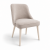 Krzesło CALMO WOOD MATT VELVET 06 bukowe nogi bielone nowe-meble.pl