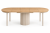 Stół POLA OAK rozłożony 270 × 120 cm trzy wkładki po 50 cm i nogi wspierające – nowe-meble.pl