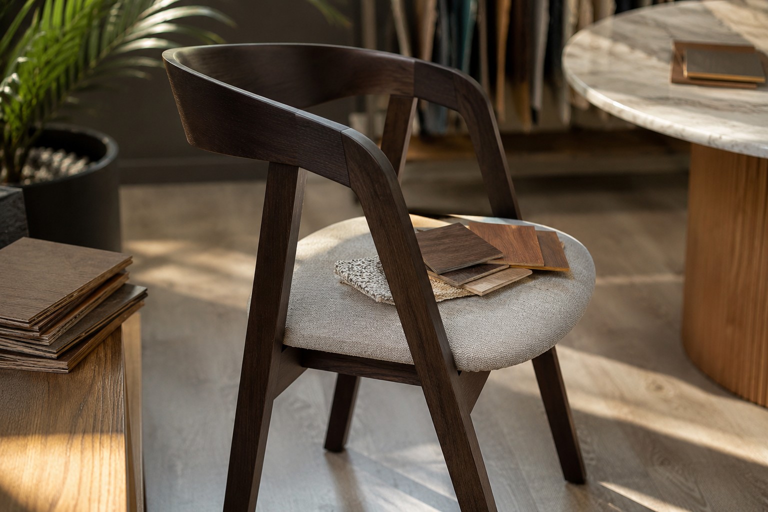 Showroom nowe-meble.pl - hokery tapicerowane i strefa doboru mebli