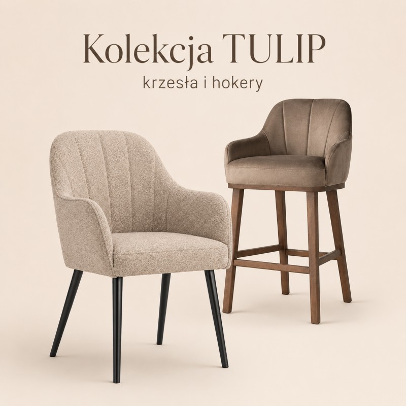 Krzesła i hokery TULIP w praktyce – jak dobrać model do stołu i wyspy kuchennej?